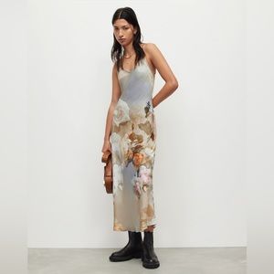 All Saints - Bryony Rosalia Midi Dress Size 10